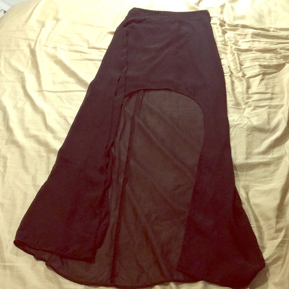 Long Asymmetrical Skirt